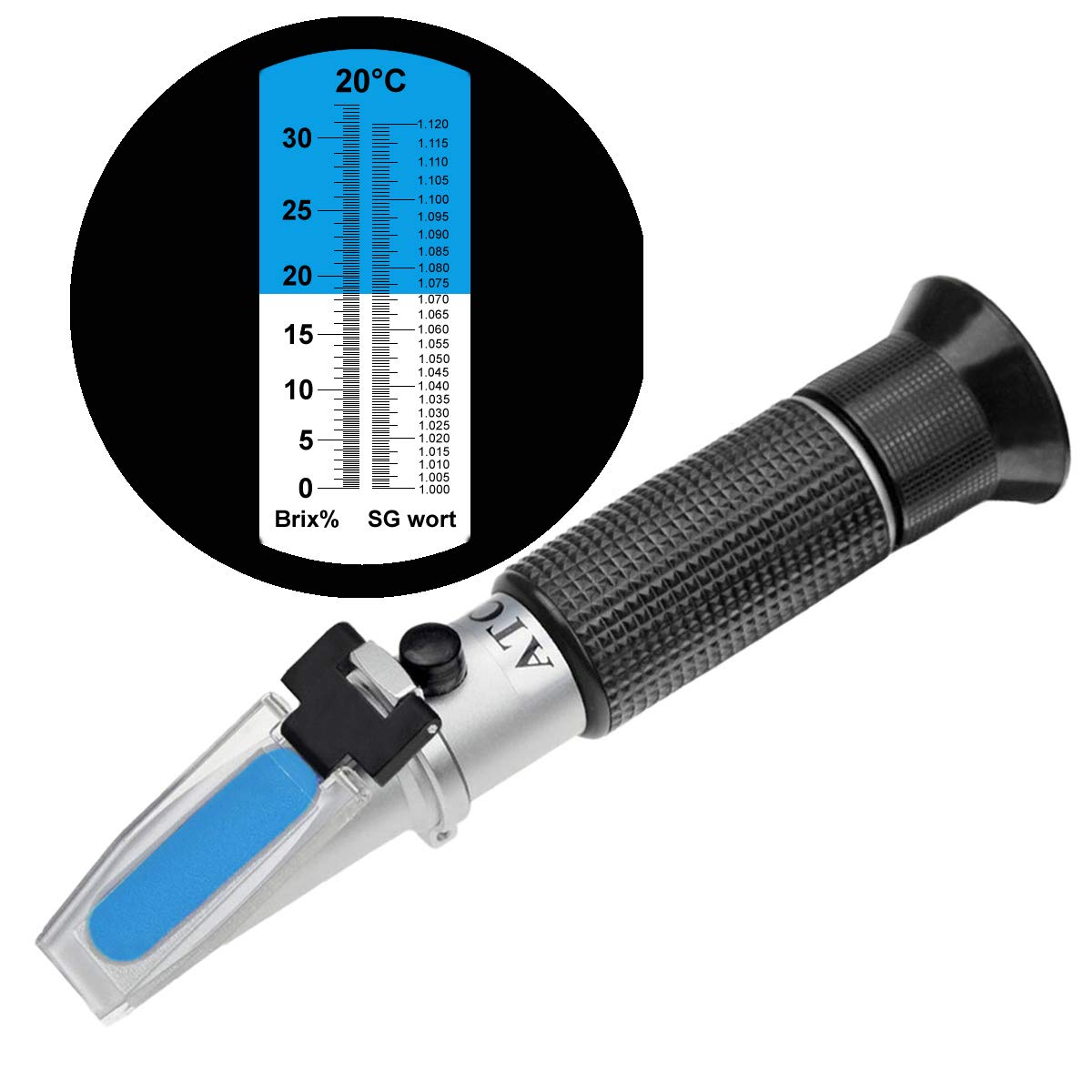 Refractometer 0-32 Brıx Gauge Density 1,000 - 1.120 Sg One Refractometer
