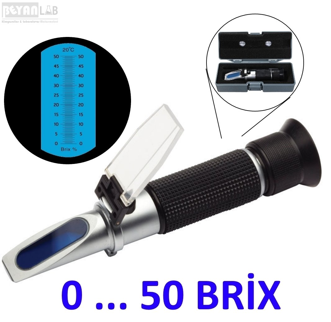 Refractometer Atc 0-50 Brix Meter