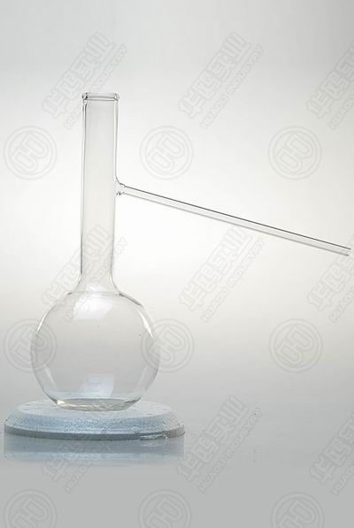 DISTILLING FLASK with side tube